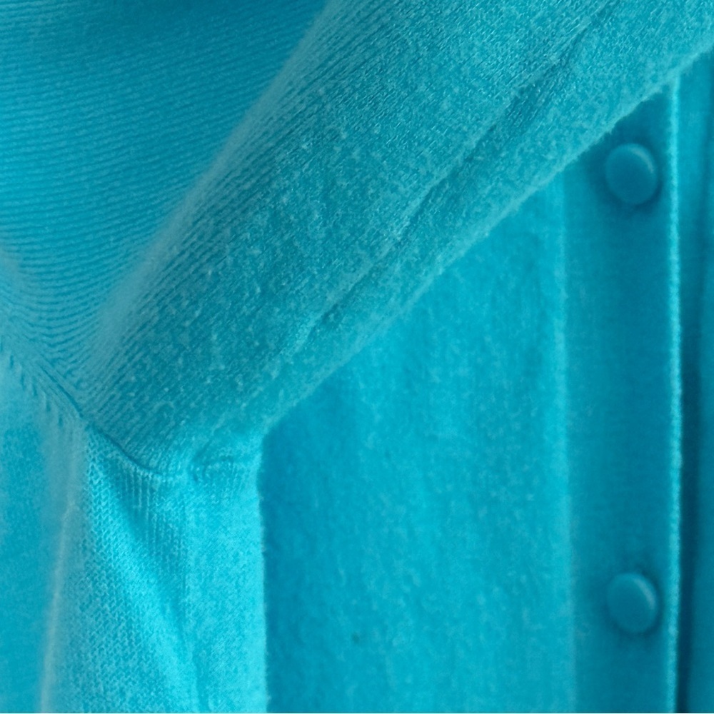 Crown & Ivy Turquoise Cardigan Sweater - Picture 7 of 9